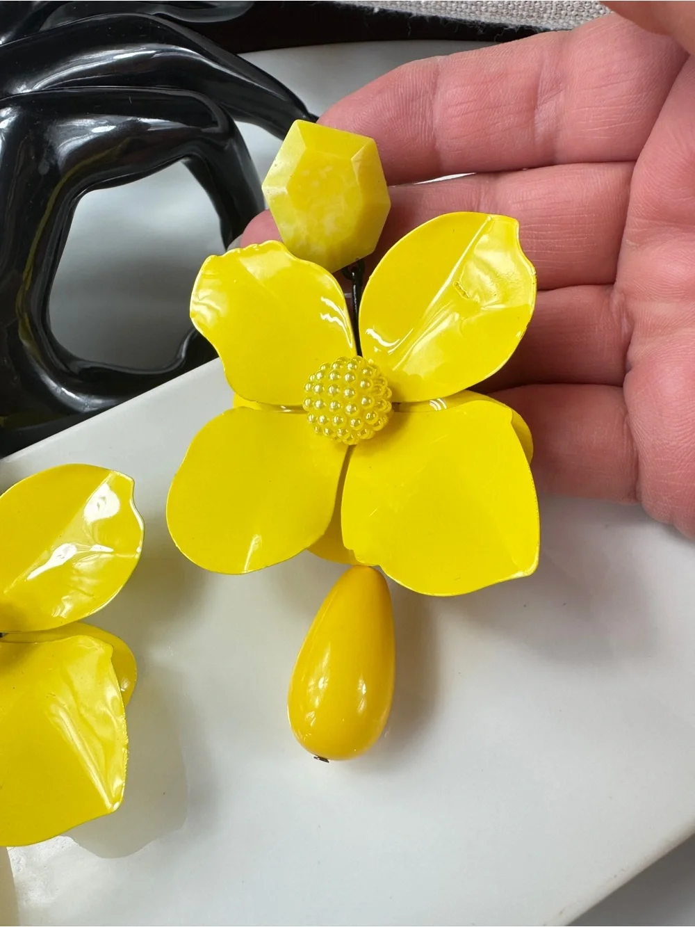 Zara Big Floral Earrings